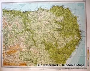 Atlas of Scotland  -  Banff & Peterhead in Aberdeenshire Sheet 48 Original 1912