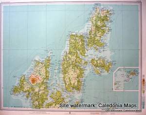 Atlas of Scotland  -  Northern Shetland Sheet 60 Original 1912