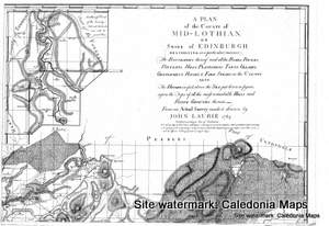 Sheet 4: 1763 John Lauries 4 part map of Midlothian (Edinburgh)