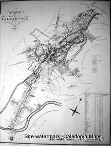Scottish Town Plans - Kilmarnock, Ayrshire 1819 (John Wood map)