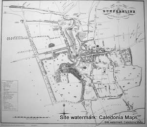 Scottish Town Plans -  Dunfermline 1823 (John Wood map)