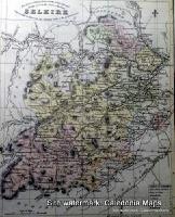 County Map of Scotland - 1847 -  Selkirkshire 