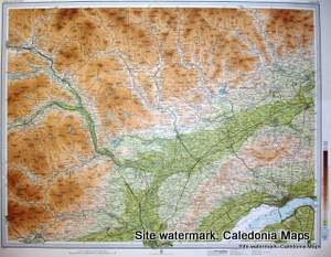 Atlas of Scotland  -  Dunkeld in Perth & Kinross Sheet 36 Original 1912