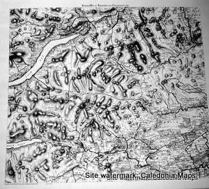 Perth & Clackmannan Sh 5 of 9: Aberfeldy & Crieff 1783 by Stobie