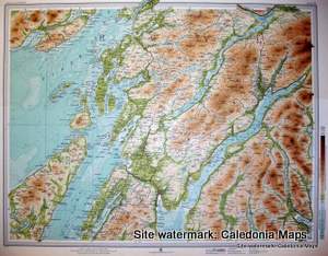 Atlas of Scotland  -  Inverary, Argyll Sheet 31 Original 1912