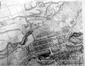 Edinburgh in 1817 by Kirkwood - Sheet 5 - Central Edinburgh 