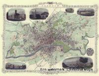 STP Glasgow 1851 by John Tallis 