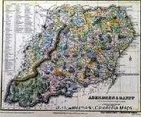 County Map of Scotland - 1847 Aberdeen and Banff 
