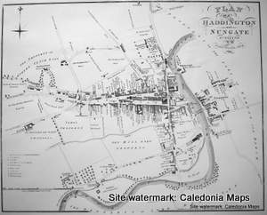 Scottish Town Plans - Haddington 1819 (John Wood map)