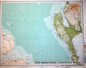 Atlas of Scotland  -  Stranraer, Dumfries & Galloway. Sea to Northern Ireland Sheet 16 Original 1912