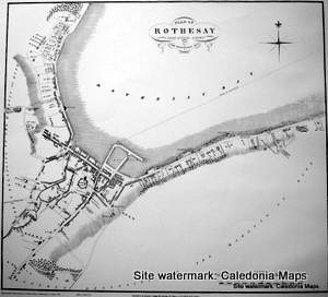Scottish Town Plans - Rothesay 1821 (John Wood map)