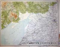 Atlas of Scotland  -  Solway in Dumfries & Galloway also showing Cumbria Sheet 18 Original 1912