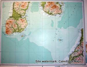 Atlas of Scotland  -  Campeltown Mull of Kintyre in Argyll Sheet 22 Original 1912