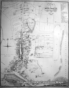 Scottish Town Plans - Montrose 1820 (John Wood map)
