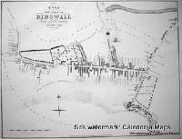 Scottish Town Plans -  Dingwall 1821 (John Wood map)