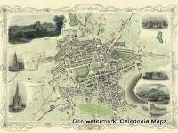 STP Edinburgh 1851 by John Tallis 
