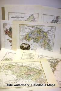 County Map of Scotland - Full set of 30 County maps of Scotland 1847 