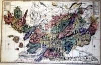 County Map of Scotland - 1847 - Inverness-shire 