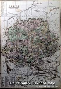 County Map of Scotland - 1847 - Perthshire 