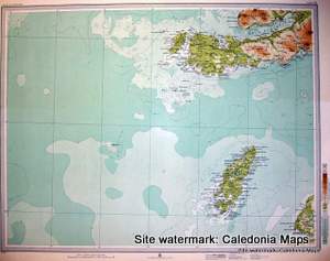 Atlas of Scotland  -  Colonsay, Iona and Ross of Mull in the Inner Hebrides Sheet 32 Original 1912