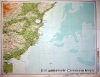 Atlas of Scotland  -  Montrose in Angus & major part of North Sea Sheet 37 Original 1912
