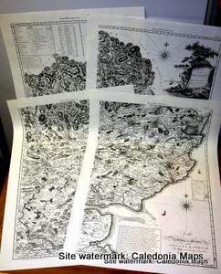 Angus 1794: 4 map set by Ainslie