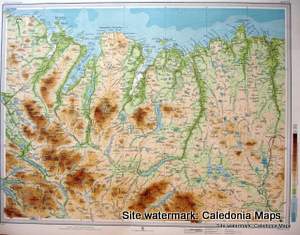 Atlas of Scotland  -   Tongue, Sutherland Sheet 55 Original 1912