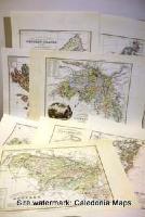 County Map of Scotland - Full set of 30 County maps of Scotland 1847 