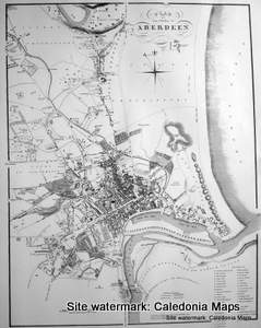 Scottish Town Plans -  Aberdeen 1818 (John Wood map)