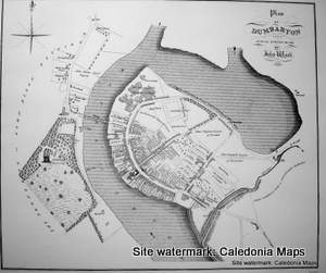 Scottish Town Plans -  Dumbarton 1818 (John Wood map)