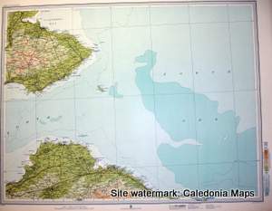 Atlas of Scotland  -  Dunbar & St. Andrew's in Fife Sheet 28 Original 1912