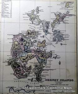County Map of Scotland - 1847 - Orkney 
