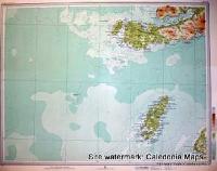 Atlas of Scotland  -  Colonsay, Iona and Ross of Mull in the Inner Hebrides Sheet 32 Original 1912