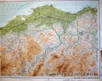 Atlas of Scotland  -  Nairn & Elgin in Moray Sheet 47 Original 1912