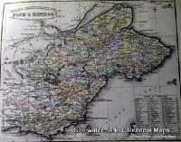 County Map of Scotland - 1847 - Fife & Kinross 