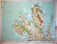 Atlas of Scotland  -  Portree & North Skye, Inner Hebrides Sheet 44 Original 1912