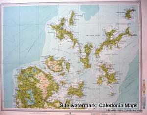 Atlas of Scotland  -   Northern Orkney Sheet 58 Original 1912