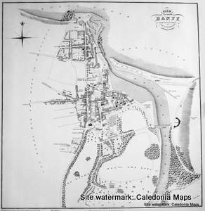 Scottish Town Plans -  Banff 1818 (John Wood map)
