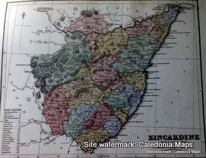 County Map of Scotland - 1847 - Kincardine 
