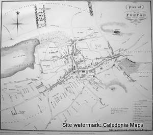 Scottish Town Plans -  Forfar 1822 (John Wood map)